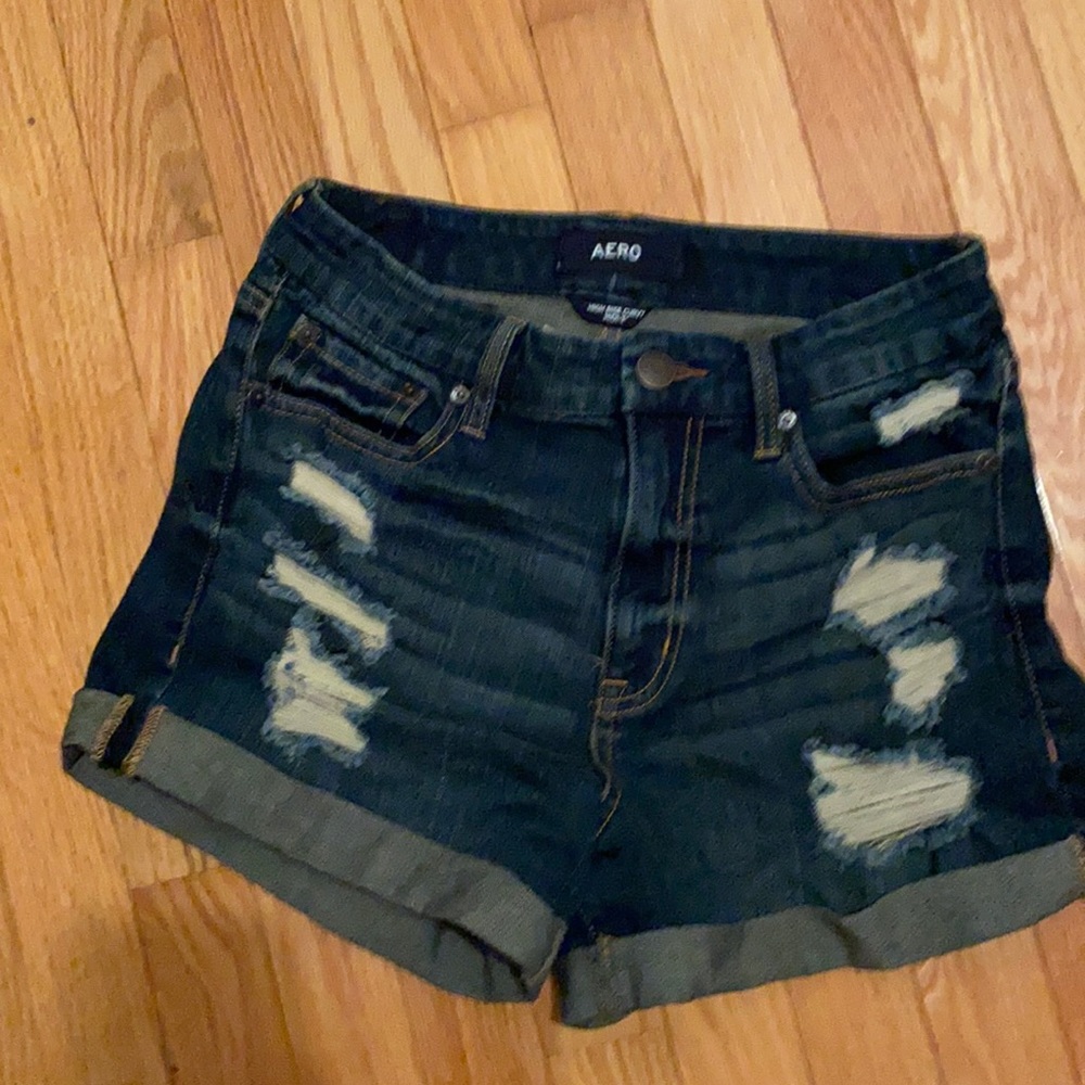 Aero curvy high rise 3 inch Jean short nwot